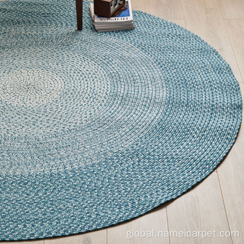 Braided Round Rug Round polypropylene indoor outdoor carpet area rug mat Manufactory